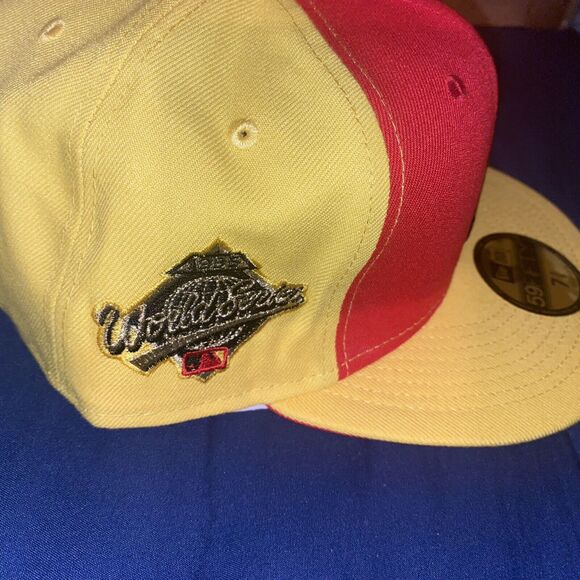 NEW ERA 59FIFTY ATLANTA BRAVES 1995 WORLD SERIES 'WRESTLING‎ PACK' FITTED HAT - Picture 6 of 10